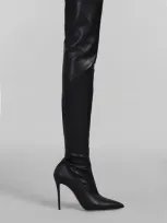 Casadei 100mm Julia Boots In Black