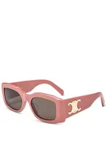 Celine Square Sunglasses, 53mm In Pink/brown Solid