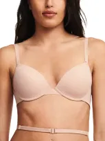 Chantelle Open Back T-shirt Bra In Nude Blush