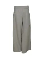 Chiara Ferragni Scuba Trousers In Grey