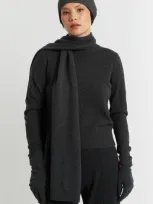 Chinti & Parker Wool-cashmere Scarf In Charcoal