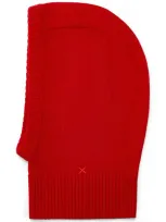 Chinti & Parker Knitted Balaclava In Red