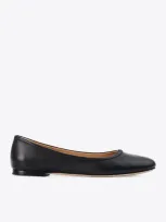 Chloé C-logo Ballerina Flats In Black