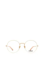 Chloé Eyeglasses In Gold