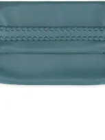 Chloé Mony Foldover Clutch Bag In Green