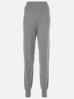 Chloé Wool Sweatpants In Grey