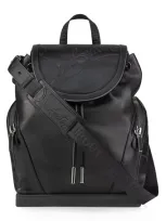 Christian Louboutin Explorafunk Logo Backpack In Black