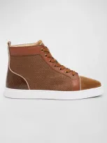 Christian Louboutin Men's Louis Orlato High-top Sneakers In Rhea