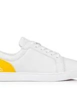 Christian Louboutin Sneakers In White/pollen