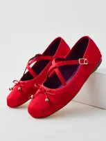 Circus Ny By Sam Edelman Zuri Ballet Flat In Red, Women's At Urban Outfitters