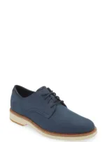 Cole Haan American Classics Montrose Plain Toe Derby In Navy Blazer Angora