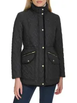 Cole Haan Signature Quilted Parka In Black