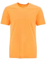 Comme Des Garçons Shirt Cotton Crewneck T-shirt In Orange