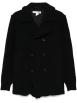 Comme Des Garçons Shirt Mens Coat Woven In Blue