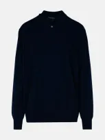 Comme Des Garçons Shirt Navy Wool Sweater