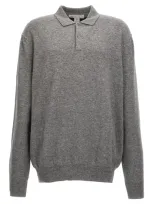 Comme Des Garçons Shirt Polo Sweater Sweater, Cardigans In Gray