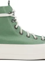 Converse Chuck Taylor All Stars Utility Lift Platform Sneaker In Herby/egret/admiral Elm Green, Women's At Ur