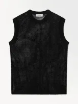 Cos The Oversized Fishnet Tank In Black