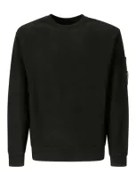 C.p. Company Black Cotton Sweatshirt