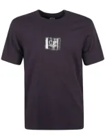 C.p. Company Chest Logo Regular T-shirt In Nightshade