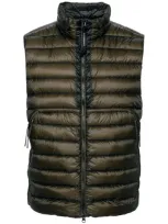 C.p. Company Padded Gilet In 绿色