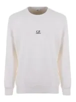 C.p. Company Sweatshirt In White