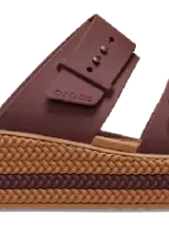 Crocs Brooklyn Woven Buckle Sandales Femmes Dark Clay 41