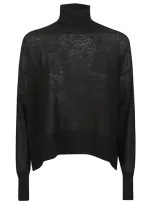 C.t.plage Cashmere High-neck Sweater In Black