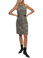 Derek Lam 10 Crosby Rosemary Sleeveless Dress In Multi