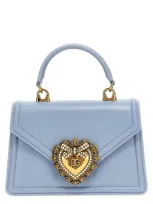 Dolce & Gabbana Sky Blue Devotion Small Satchel Bag