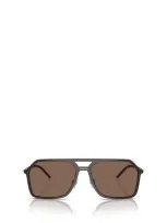 Dolce & Gabbana Eyewear Aviator Sunglasses In Brown