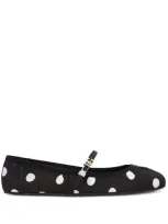 Dolce & Gabbana Polka Dot Ballet Flats In Multicolor