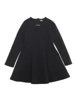 Dolce & Gabbana Junior Kids' Long Sleeves Dress In Black