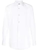 Dolce & Gabbana Camicia Da Smoking In Bianco