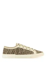 Dolce & Gabbana Printed Canvas Portofino Sneakers In Multicolor