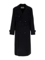 Dries Van Noten 00060-ralphie 9236 M.w.coat In Blue