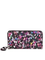 Dries Van Noten Jacquard Maxi Wallet, Clutch In Multicoloured