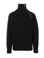 Dries Van Noten Monty 9706 M.k. Black Sweater In 900 Black