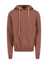 Drkshdw Hoodie With Fringe In Brown