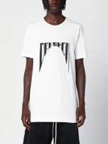 Drkshdw Large White Jersey T-shirt With Logo