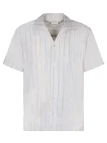 Drôle De Monsieur Light Blue Striped Shirt