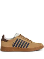 Dsquared2 Boxer Low-top Sneakers In Brown