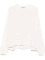 Dušan Cashmere Sweater In White