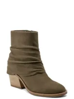 Earth ® Savvy Ruched Bootie In Green