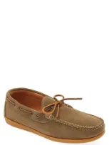 Easymoc Camp Moc Toe Boat Shoe In Olive