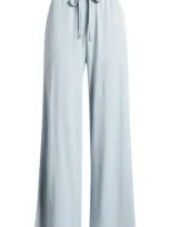 Eileen Fisher Sleep Organic Cotton Wide Ankle Sleep Pants In Frost