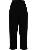 Elie Saab Pleated Tailored Trousers In Black