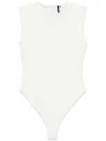 Entire Studios Sleeveless Bodysuit In Grey