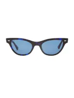 Epokhe Veil Sunglasses In Blue Tortoise Polished & Blue