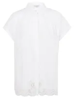 Ermanno Firenze Embroidered Shirt In White